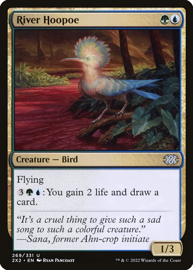River Hoopoe (Double Masters 2022) - Magic: The Gathering in TCG Land