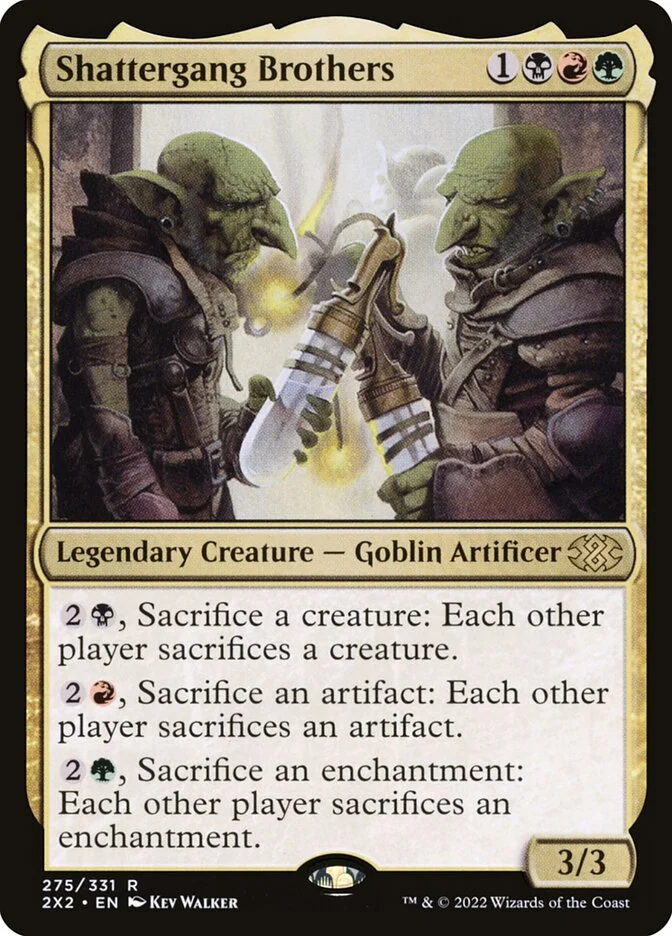 Shattergang Brothers (Double Masters 2022) - Magic: The Gathering in TCG Land