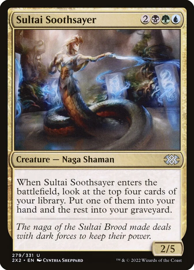 Sultai Soothsayer (Double Masters 2022) - Magic: The Gathering in TCG Land