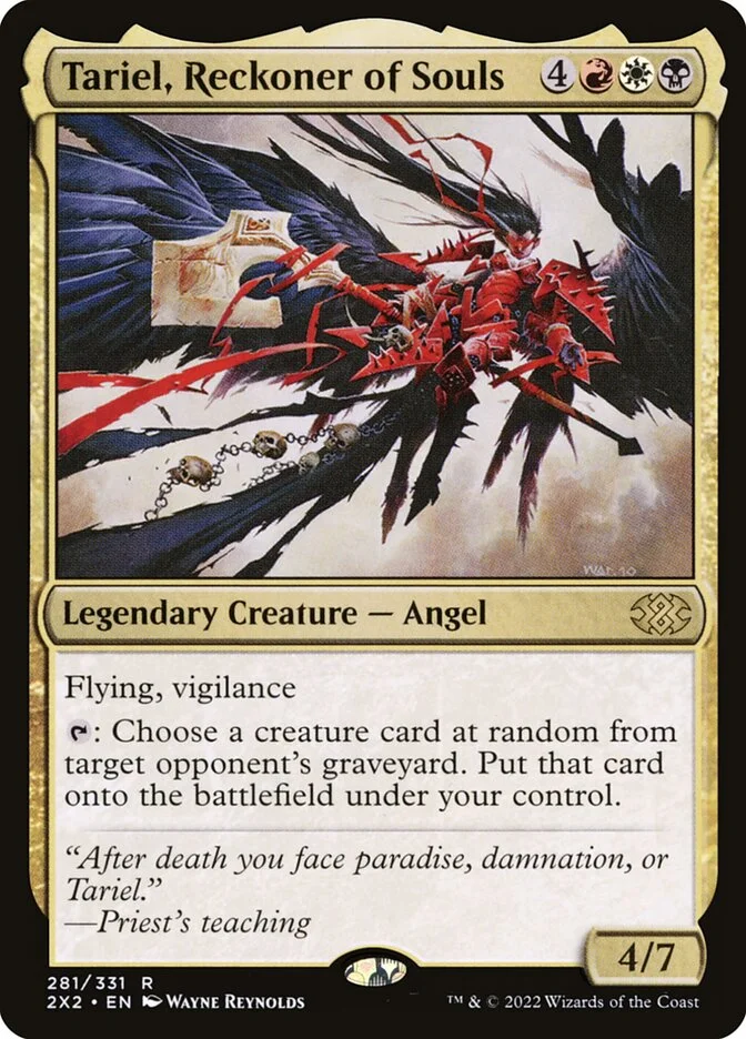 Tariel, Reckoner of Souls (Double Masters 2022) - Magic: The Gathering in TCG Land
