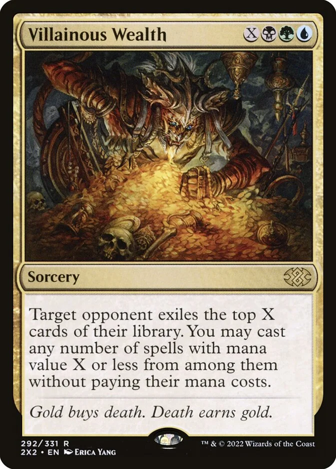 Villainous Wealth (Double Masters 2022) - Magic: The Gathering in TCG Land