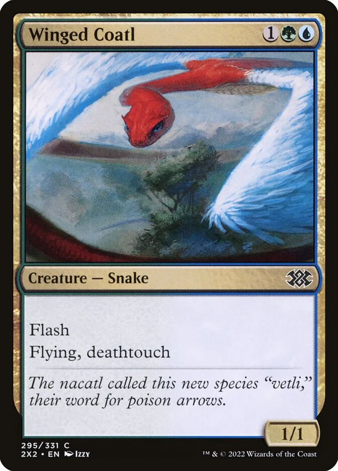 Winged Coatl (Double Masters 2022) - Magic: The Gathering in TCG Land