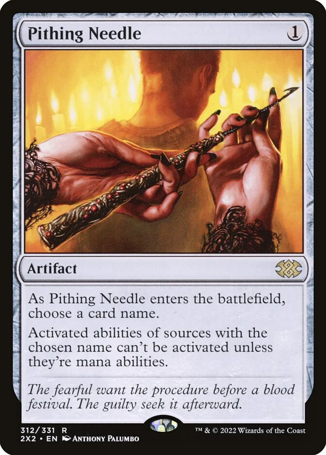 Pithing Needle (Double Masters 2022) - Magic: The Gathering in TCG Land