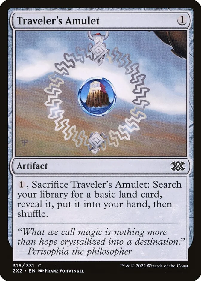Traveler's Amulet (Double Masters 2022) - Magic: The Gathering in TCG Land