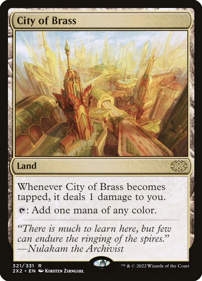 City of Brass (Double Masters 2022) - Magic: The Gathering in TCG Land