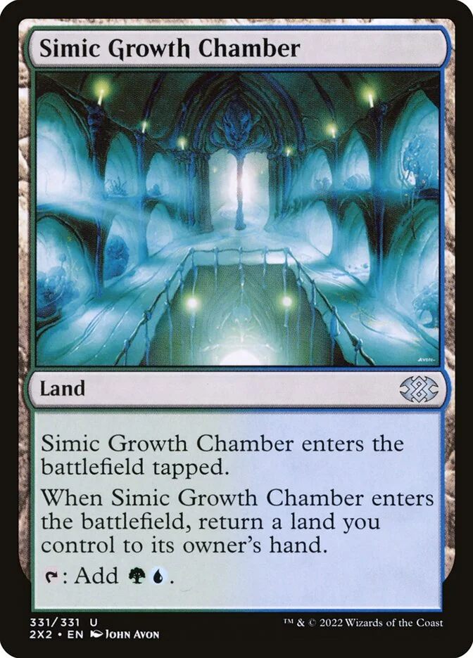 Simic Growth Chamber (Double Masters 2022) - Magic: The Gathering in TCG Land