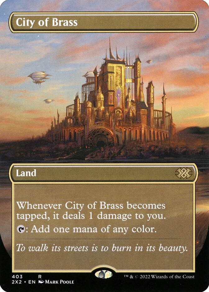 City of Brass (Double Masters 2022) - Magic: The Gathering in TCG Land