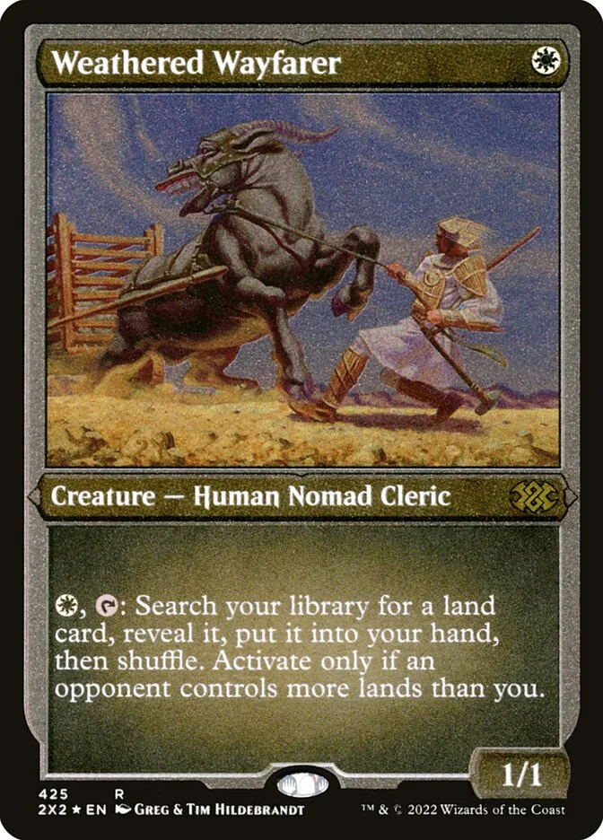 Weathered Wayfarer (Double Masters 2022) - Magic: The Gathering in TCG Land