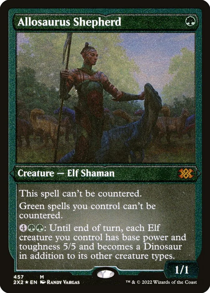 Allosaurus Shepherd (Double Masters 2022) - Magic: The Gathering in TCG Land