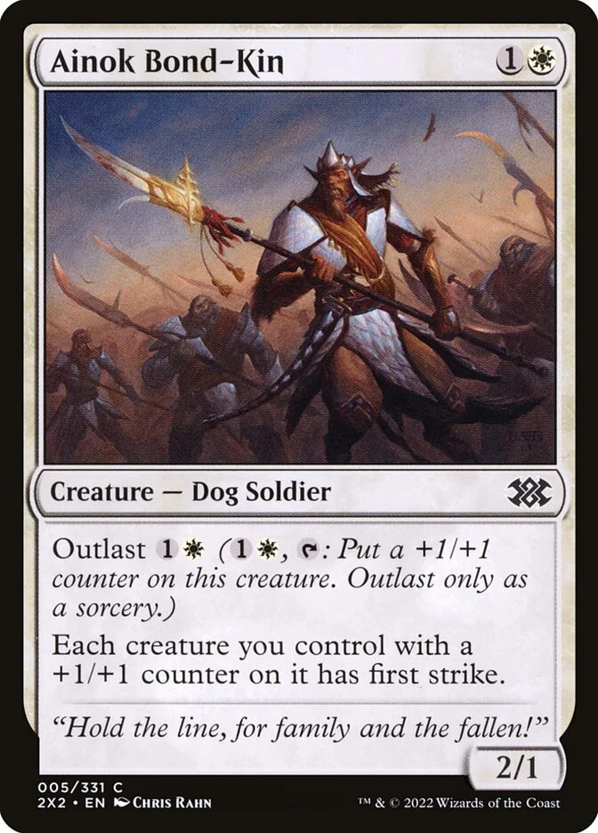 Ainok Bond-Kin (Double Masters 2022) - Magic: The Gathering in TCG Land