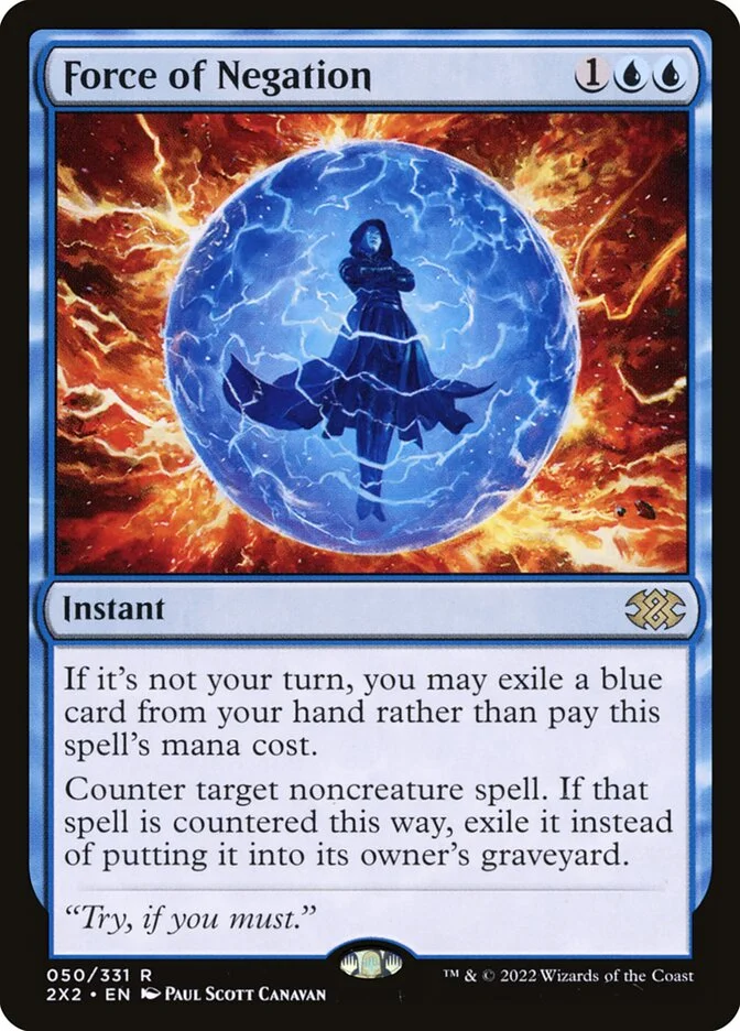 Force of Negation (Double Masters 2022) - Magic: The Gathering in TCG Land