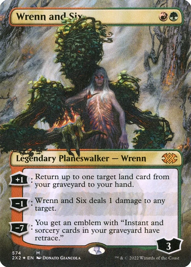 Wrenn and Six (Double Masters 2022) - Magic: The Gathering in TCG Land