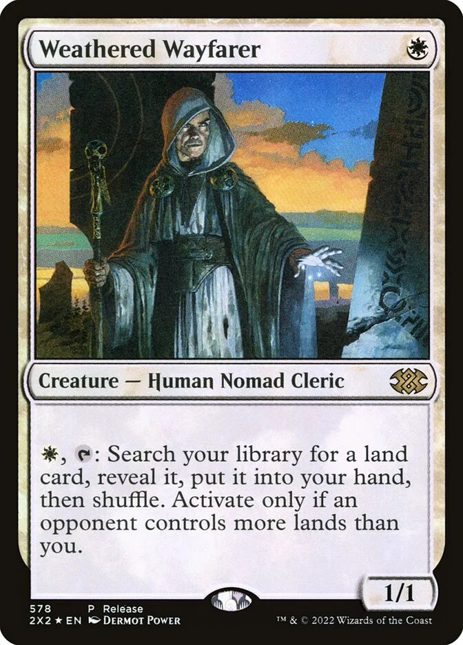 Weathered Wayfarer (Double Masters 2022) - Magic: The Gathering in TCG Land
