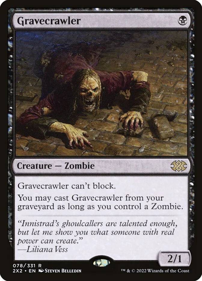 Gravecrawler (Double Masters 2022) - Magic: The Gathering in TCG Land México