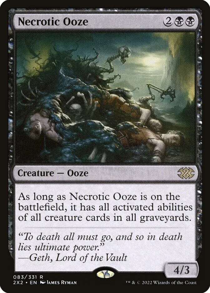Necrotic Ooze (Double Masters 2022) - Magic: The Gathering in TCG Land México