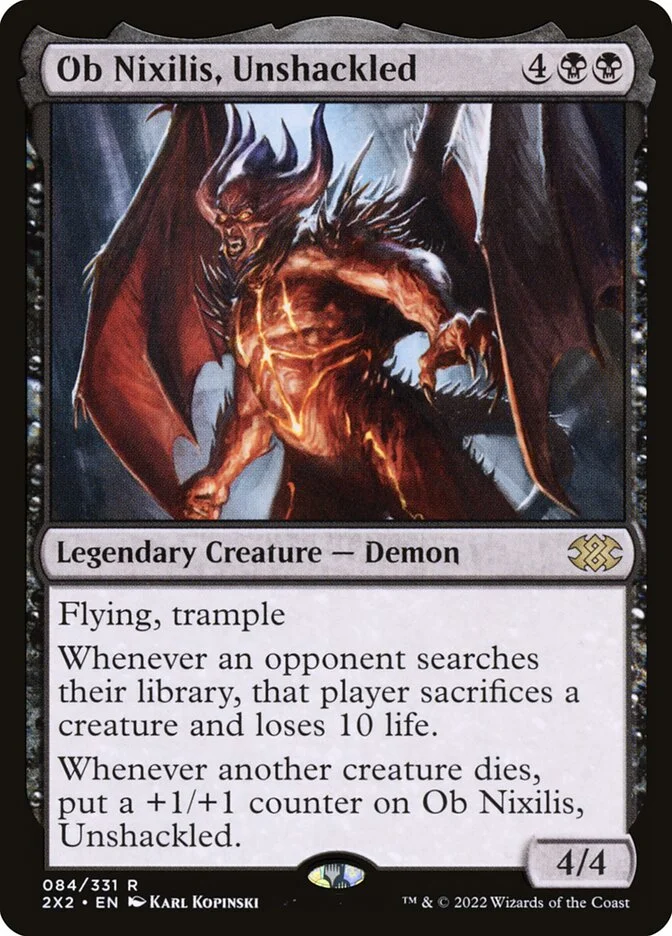 Ob Nixilis, Unshackled (Double Masters 2022) - Magic: The Gathering in TCG Land