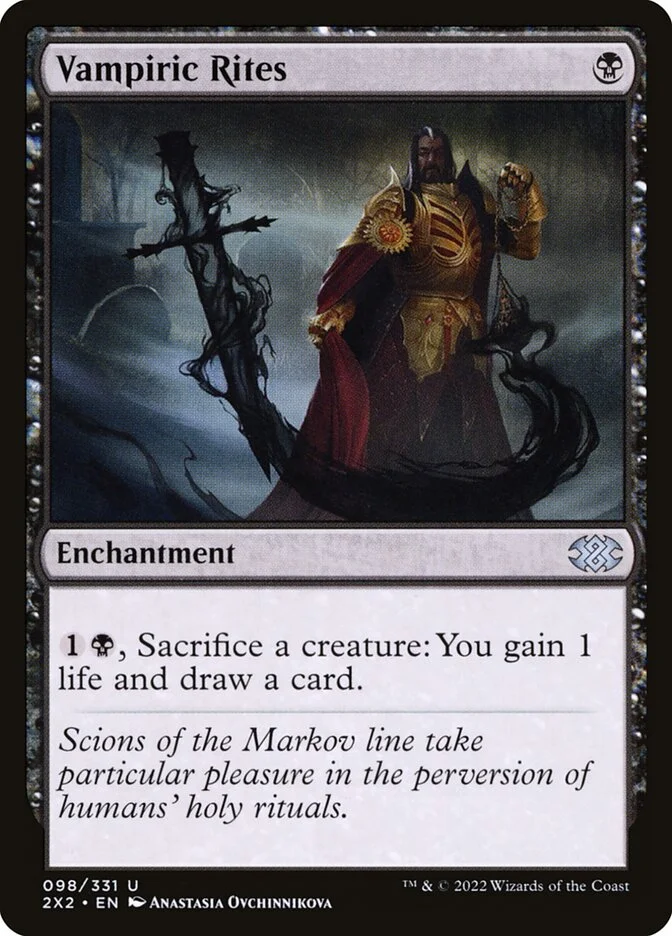 Vampiric Rites (Double Masters 2022) - Magic: The Gathering in TCG Land México