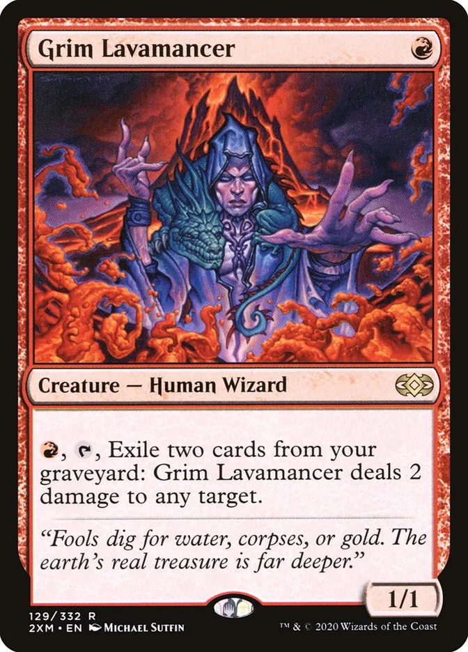 Grim Lavamancer (Double Masters) - Magic: The Gathering in TCG Land