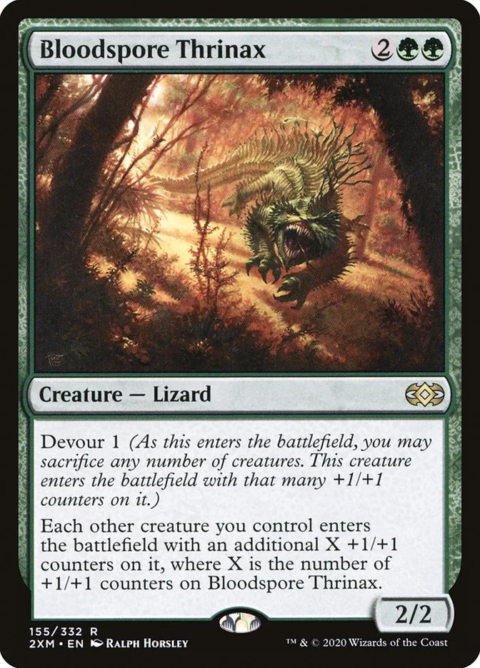 Bloodspore Thrinax (Double Masters) - Magic: The Gathering in TCG Land