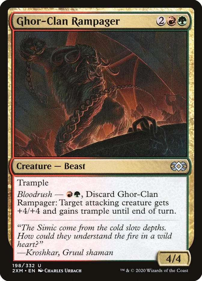 Ghor-Clan Rampager (Double Masters) - Magic: The Gathering in TCG Land