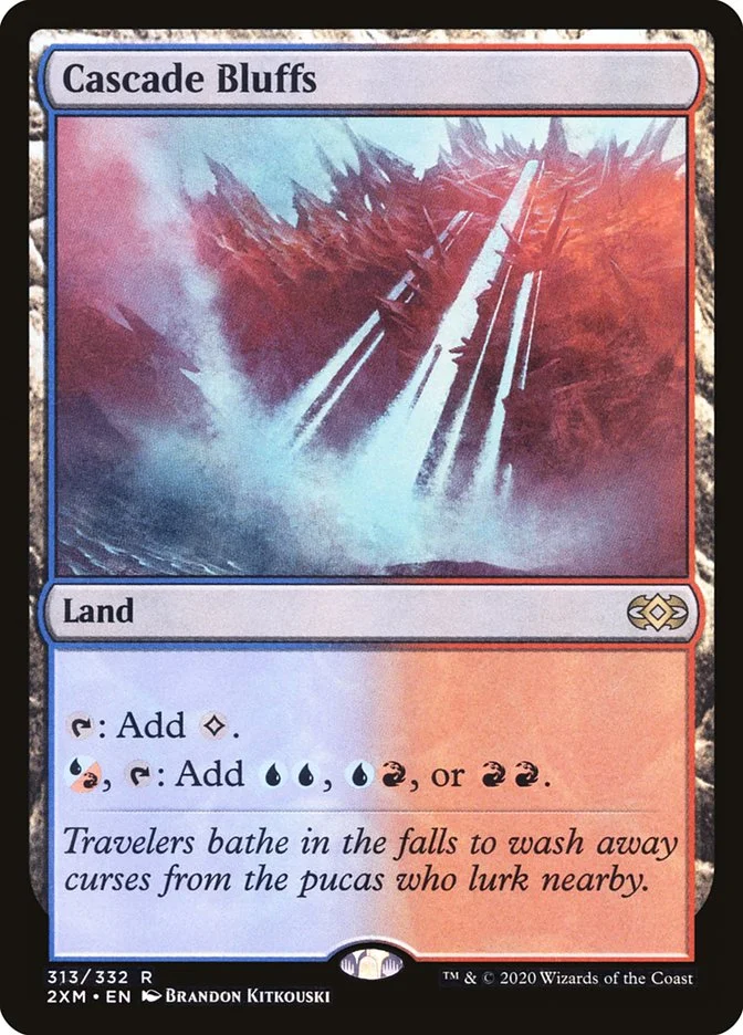 Cascade Bluffs (Double Masters) - Magic: The Gathering in TCG Land