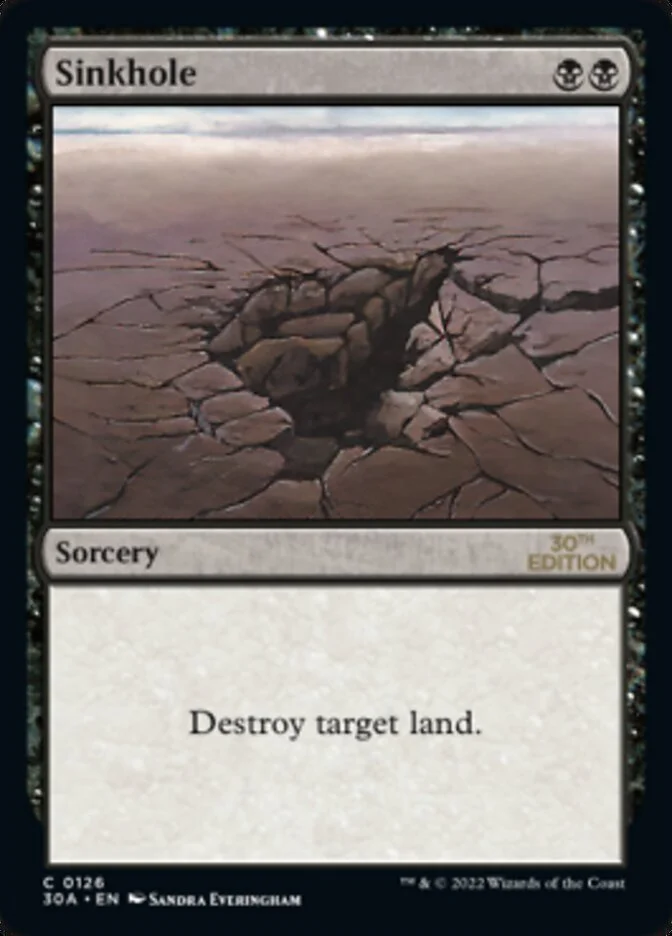 Sinkhole — All printings & prices — TCG Land