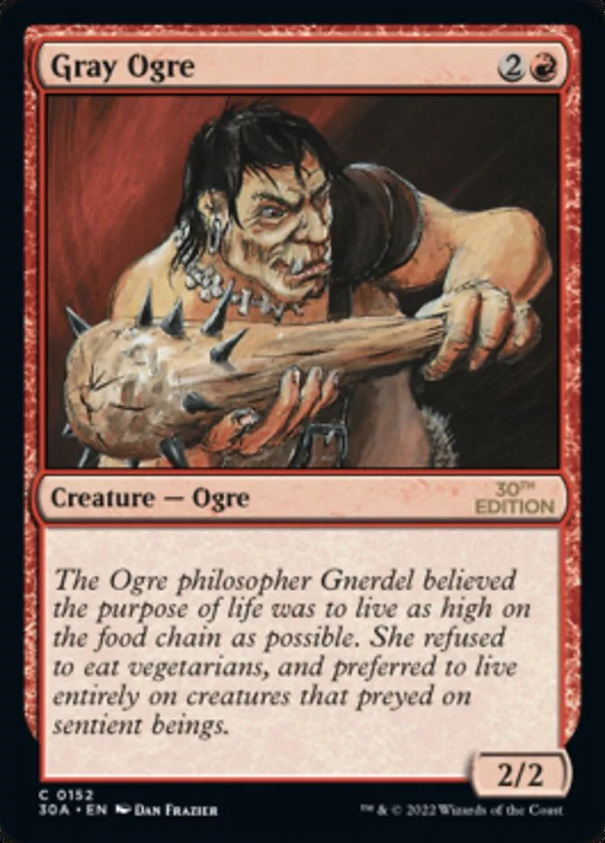 Gray Ogre (30th Anniversary Edition) - Magic: The Gathering in TCG Land