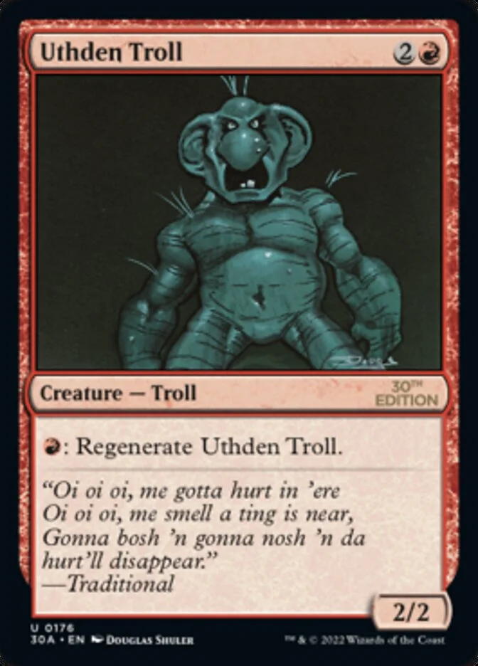 Uthden Troll (30th Anniversary Edition) - Magic: The Gathering in TCG Land