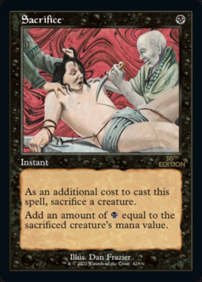 Sacrifice (30th Anniversary Edition) - Magic: The Gathering in TCG Land