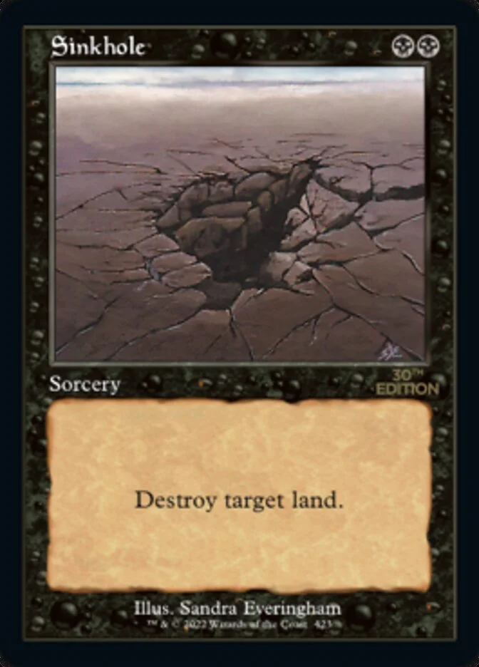 Sinkhole — All printings & prices — TCG Land