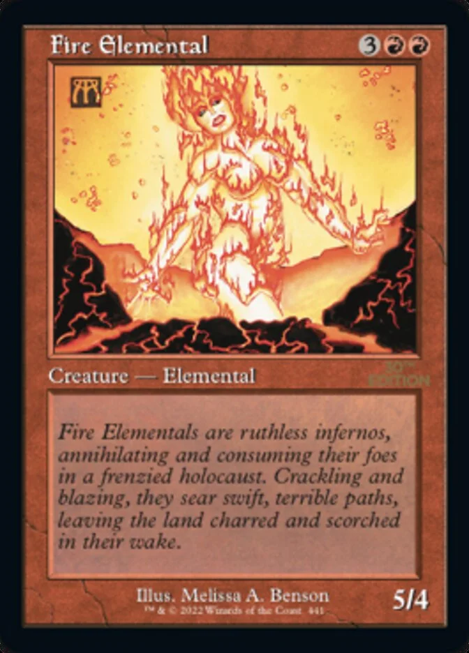 Fire Elemental (30th Anniversary Edition) - Magic: The Gathering in TCG Land