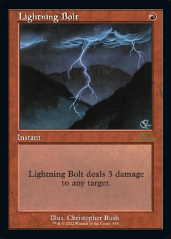 MTG Lightning bolt 稲妻 alpha α 英)稲妻 / Lightning Bolt【ALPHA】 No.161｜MtG通販サイト