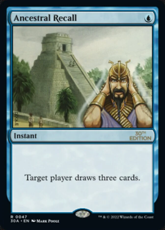 Ancestral Recall (30th Anniversary Edition) - Magic: The Gathering in TCG Land