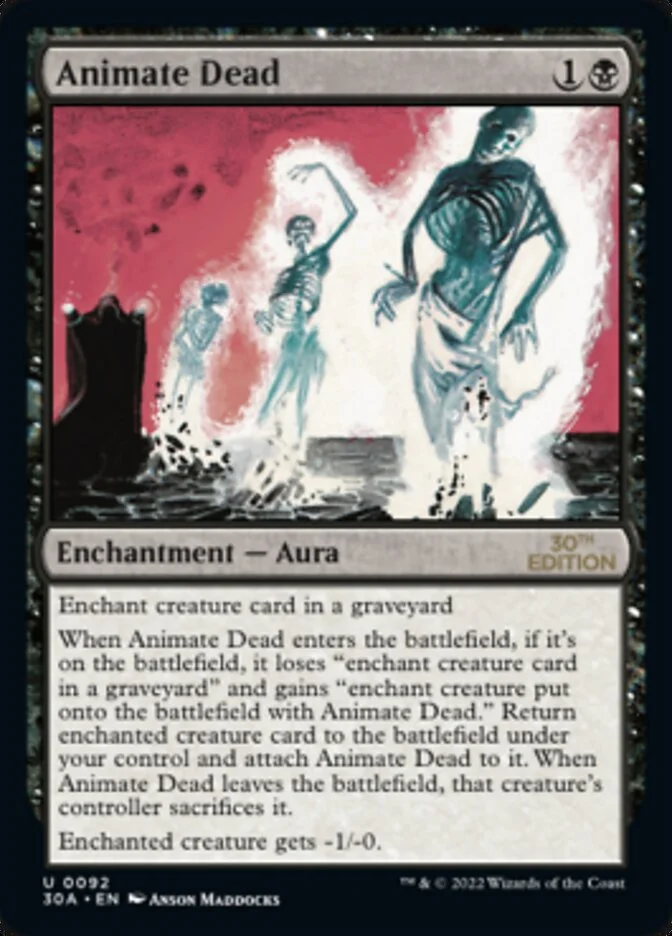 Animate Dead (30th Anniversary Edition) - Magic: The Gathering in TCG Land