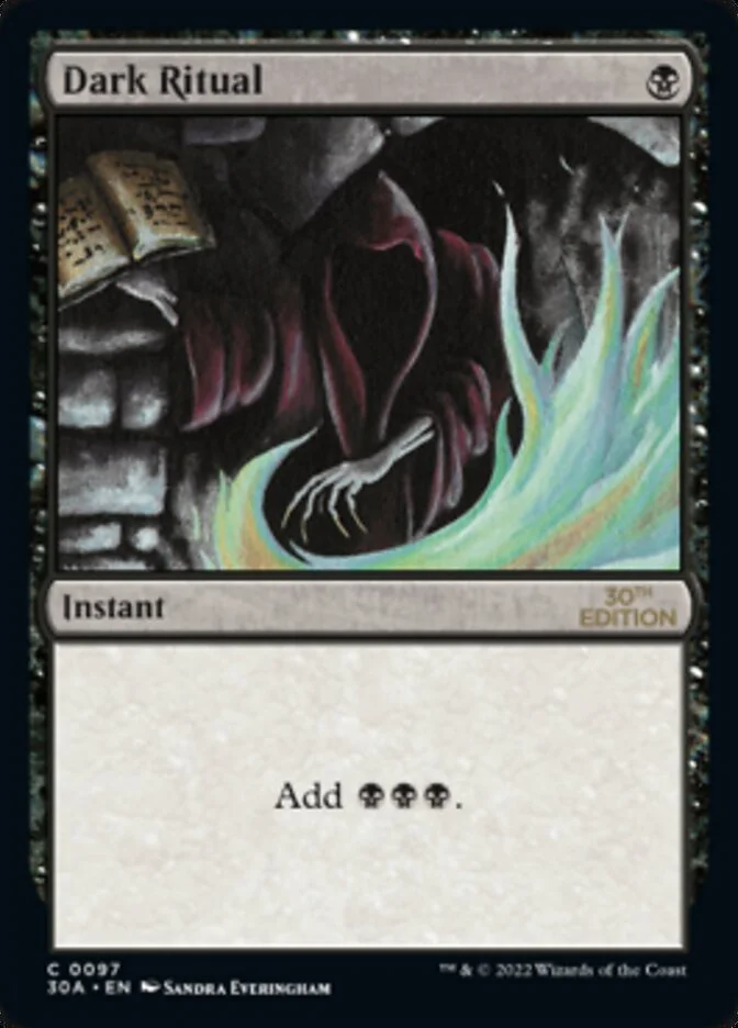 Dark Ritual (30th Anniversary Edition) - Magic: The Gathering in TCG Land
