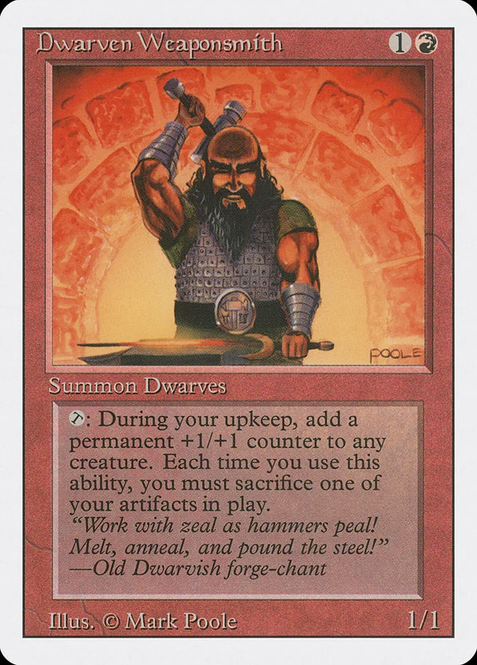 Dwarven Weaponsmith (Revised Edition) - Magic: The Gathering in TCG Land