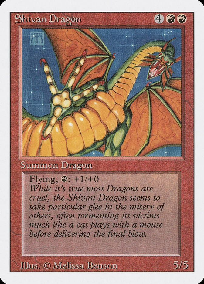 Shivan Dragon (Revised Edition) - Magic: The Gathering in TCG Land