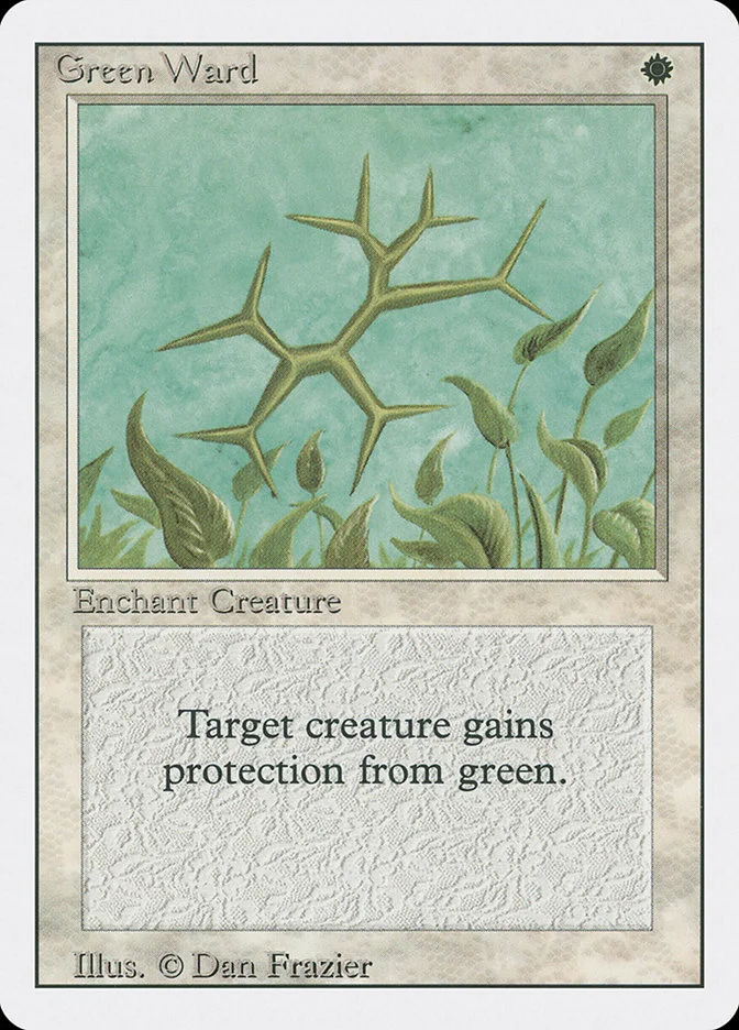 Green Ward (Revised Edition) - Magic: The Gathering in TCG Land