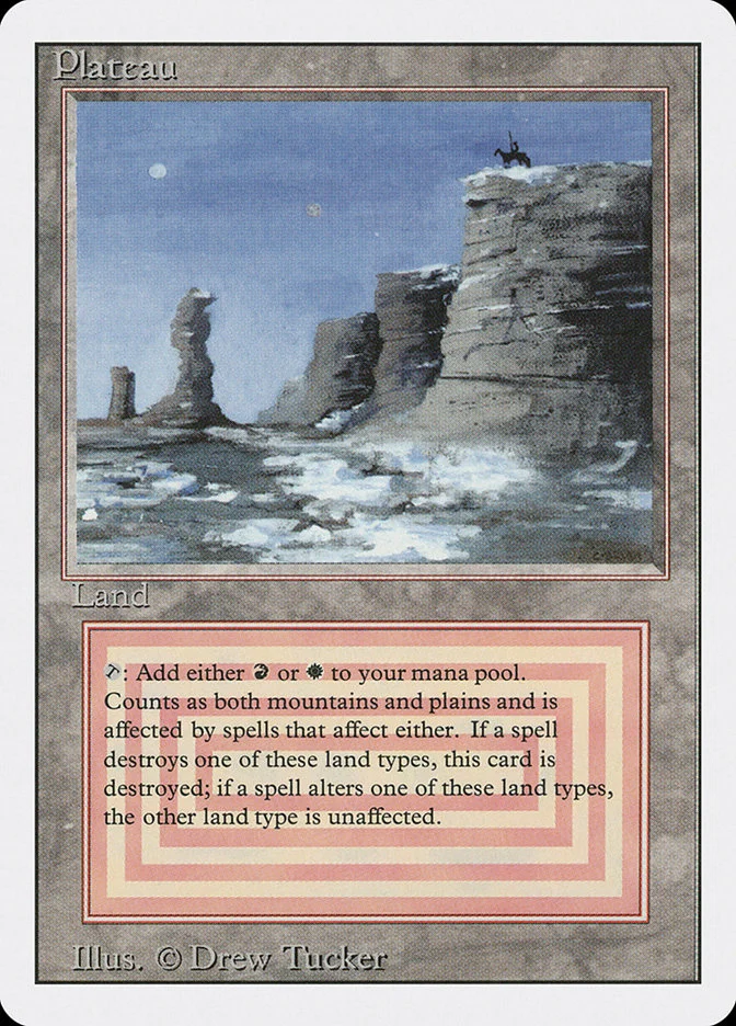 Plateau (Revised Edition) - Magic: The Gathering in TCG Land