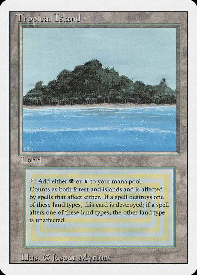 Tropical Island (Revised Edition) - Magic: The Gathering in TCG Land
