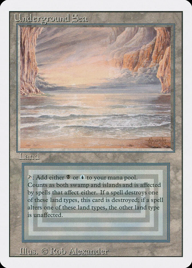 Underground Sea (Revised Edition) - Magic: The Gathering in TCG Land