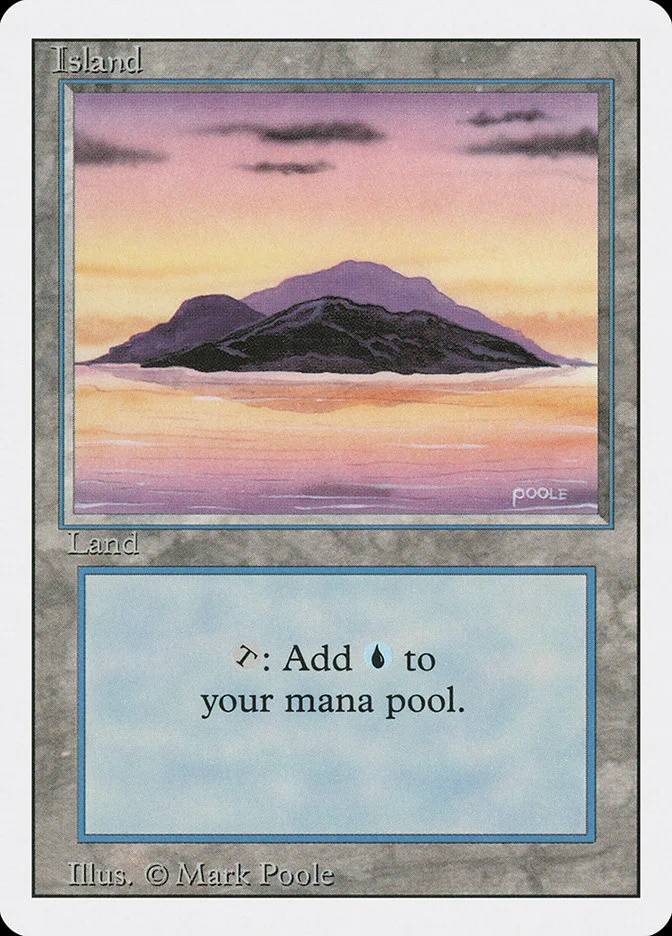 Island (Revised Edition) - Magic: The Gathering in TCG Land