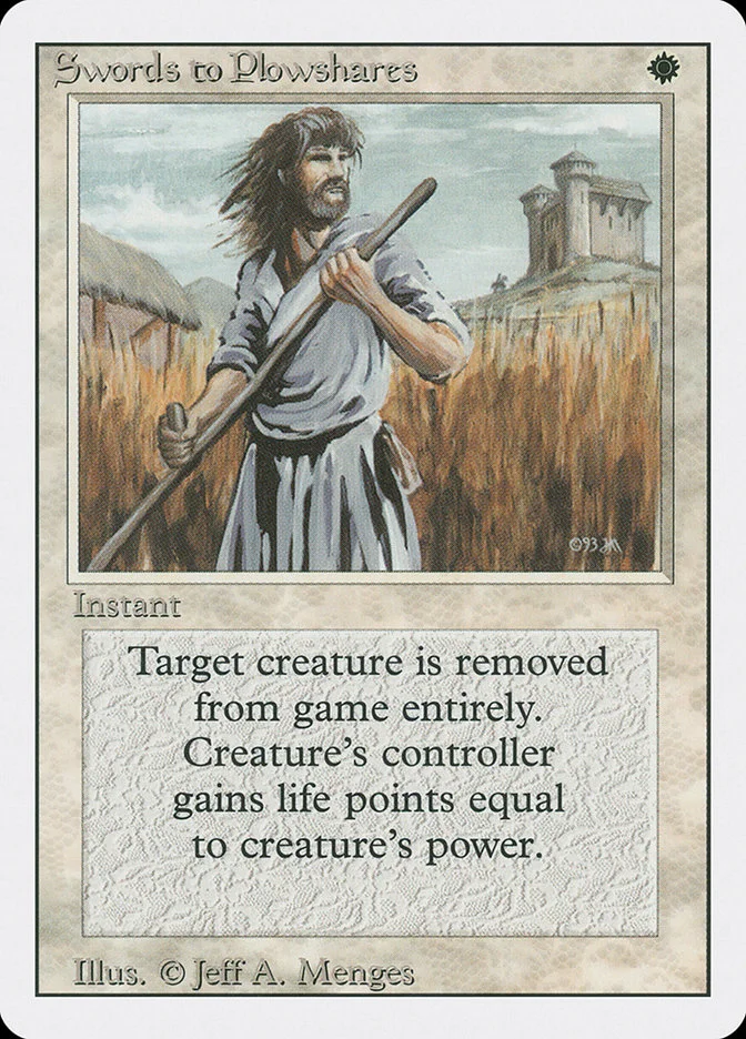Swords to Plowshares (Revised Edition) - Magic: The Gathering in TCG Land