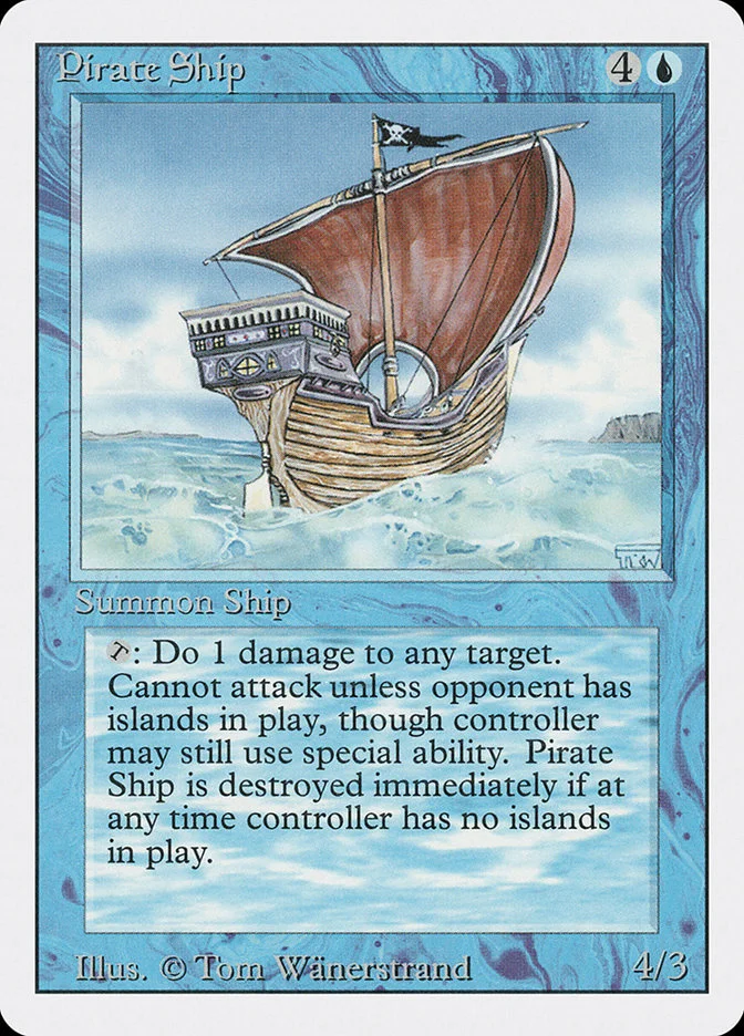 Pirate Ship (Revised Edition) - Magic: The Gathering in TCG Land México