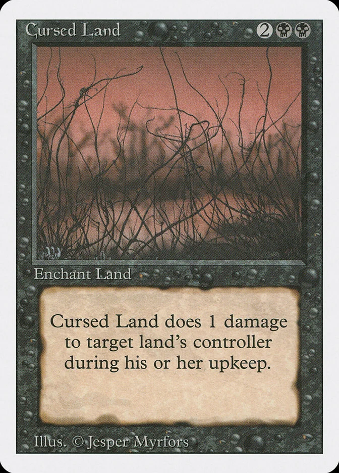 Cursed Land (Revised Edition) - Magic: The Gathering in TCG Land México