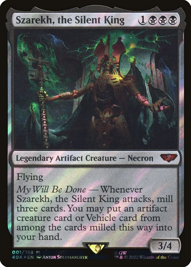 Szarekh, the Silent King (Warhammer 40,000 Commander) - Magic: The Gathering in TCG Land
