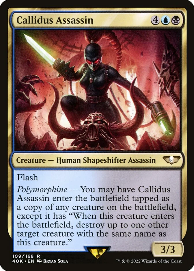 Callidus Assassin (Warhammer 40,000 Commander) - Magic: The Gathering in TCG Land