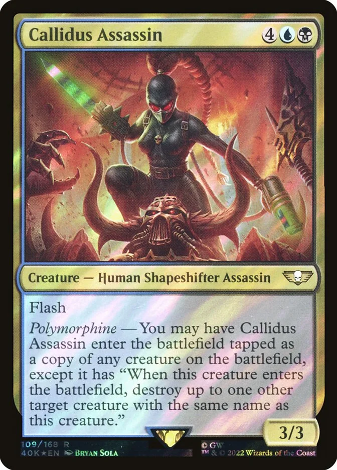 Callidus Assassin (Warhammer 40,000 Commander) - Magic: The Gathering in TCG Land