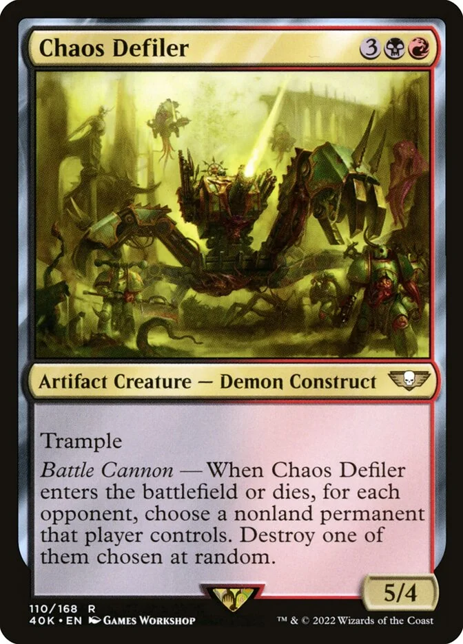 Chaos Defiler (Warhammer 40,000 Commander) - Magic: The Gathering in TCG Land