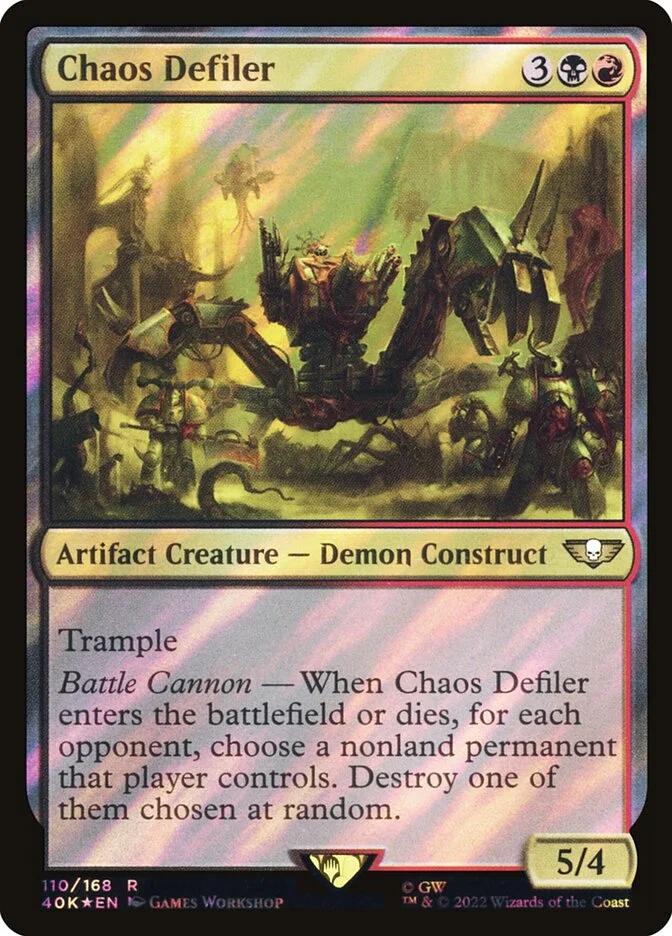 Chaos Defiler (Warhammer 40,000 Commander) - Magic: The Gathering in TCG Land